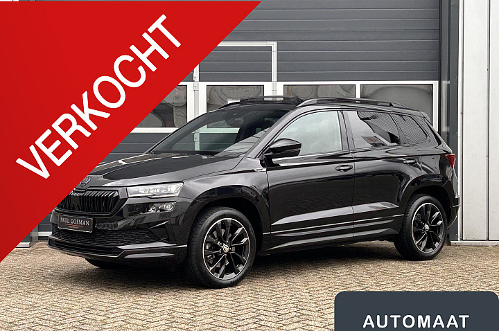 SKODA Karoq 1.5 TSI ACT Sportline Business | Stoel verwarming | Camera | Pano | BTW | LED |